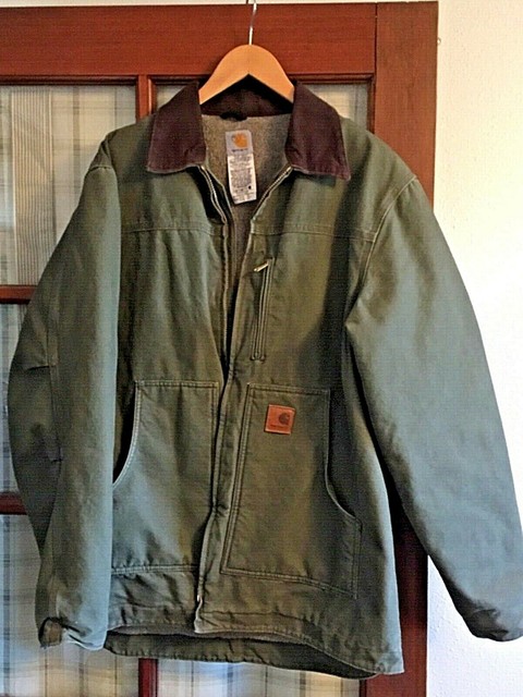 Carhartt Men's LT Ranch Coat - Dusty Green RN#14806 | eBay