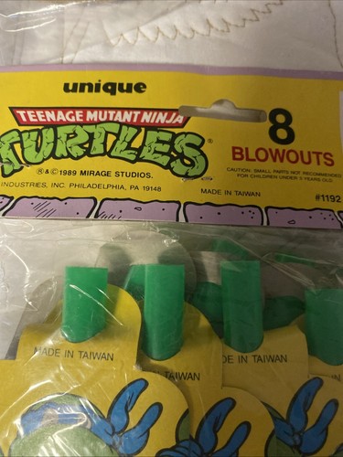 Bomboniere e calcolatrice vintage Tmnt Tartaruga Ninja Party tutto nuovo sigillato �� - Foto 7 di 11