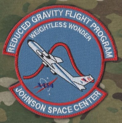JSC REDUCED GRAVITY FLIGHT PROGRAM KC135 VOMIT COMET 1963-2004 WEIGHTLESS PATCH