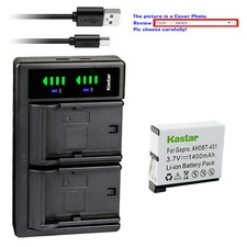 Kastar Battery LTD2 Charger for GoPro AHDBT-401  GoPro Hero 4 HD Black Camera