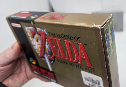 EXCEPTIONAL BOX The Legend of Zelda LINK Super Nintendo SNES game PAL BOXED AUS - 第 23/24 張圖片