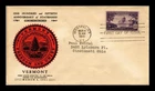 DR JIM STAMPS US COVER VERMONT STATEHOOD 150TH ANNIVERSARY FDC SCOTT 903