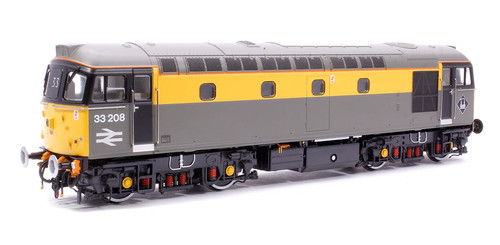 Heljan 3388 Class 33/2 33208 BR Railtour grau/gelb (Scheinwerfer) Diesellok | Zustand: New