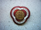 A131) Vintage Badge - FDM (Forenede Danske Motorejere) - Danish Motorists