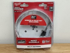 Used - Milwaukee 6 Hole Dozer Hole Saw With Arbor and Pilot Bit 49-46-9698