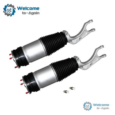 Pair Front Air Suspension Shock Strut For Tesla Model X 75D 90D P100D 2016-2019