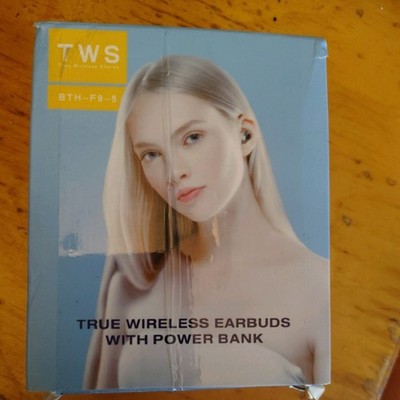 TWS BTH-F9-5 True Wireless Earbuds Bluetooth 5.0 With Power Bank