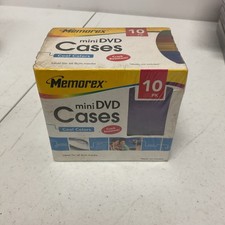 Memorex Mini DVD Cases 10 Pack Sealed Camcorder 8 Cm. Discs