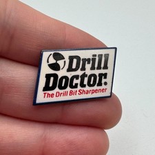 Drill Doctor “The Drill Bit Sharpener” Enamel Promo Lapel Pin – Rectangle