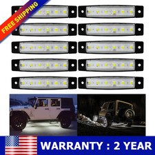 LED Pods Rock Underbody Wheel Lights Cool White For Jeep Offroad Truck UTV ATV