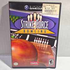 Strike Force Bowling Nintendo GameCube CIB Manual Tested GameStop Receipt 2005