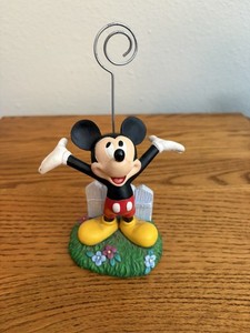Disney Mickey Mouse Photo Holder ~ Desktop Display ~ Holds A Photo