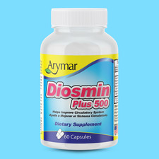 Arymar Diosmin Plus 500 with Hesperidin B Vitamins 60 Capsules
