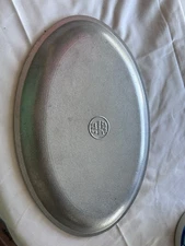 Melco Vintage Aluminum/Steel Steak/Fajita Sizzler Platter 11.5" x 7.75"