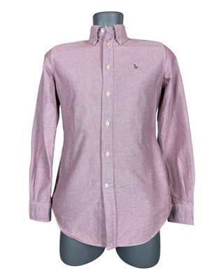 Polo Ralph Lauren Oxford Bluse rot Größe S