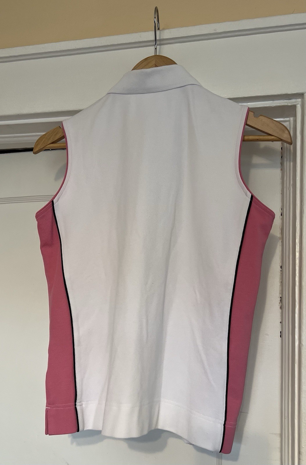 ALLY PERFORMANCE STRETCH COLLARED SLEEVELESS POLO - image 5