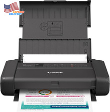 PIXMA TR160 Wireless Portable Printer, 50-Sheet Paper Tray and 1.44" Display