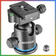 Panoramic Tripod Ball Head 360 Metal Arca Type Plate Blue