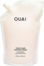 Image of OUAI Thick Shampoo Refill - Moisturizing Shampoo with Keratin, Marshmallow-946ml
