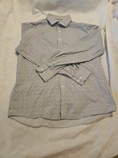 Egara Slim Fit Streach Floral Pattern Shirt XL Dress Shirt