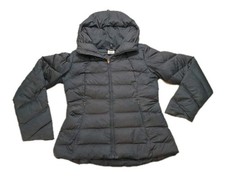 Patagonia Black Goose Down Puffer Jacket W/Hood Women's Size Small