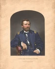 ULYSSES S. GRANT LT GEN CIVIL WAR Color Engraving