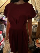 Women’s ASOS Deep Red Dress Size 6 Brand New