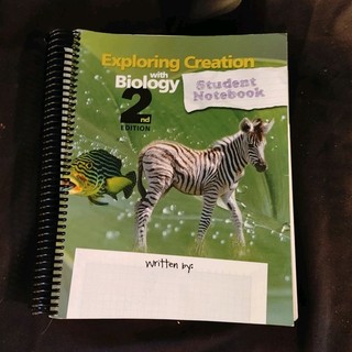 Apologia BIOLOGY (2nd Ed) STUDENT Notebook MOST Pages Clean and Unmarked