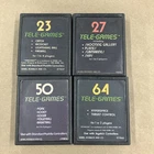 4 Vintage Atari Games # 23 27 50 & 64 In The Tele-Games Series For Atari 2600