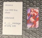 Not a baddie 💥 1 oz Silver Bar 🔥 Colorized 🔥 Sexy Jessica — photo 2