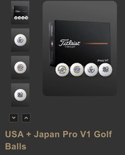 Scotty Cameron USA Japan Pro V1 Golf Balls FULL DOZEN, Limited Edition