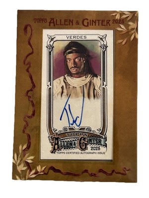 2025 Topps Allen & Ginter #MA-TV Tai Verdes Framed Mini Auto