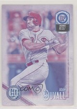2018 Topps Gypsy Queen Missing Black Plate Adam Duvall #46 za5
