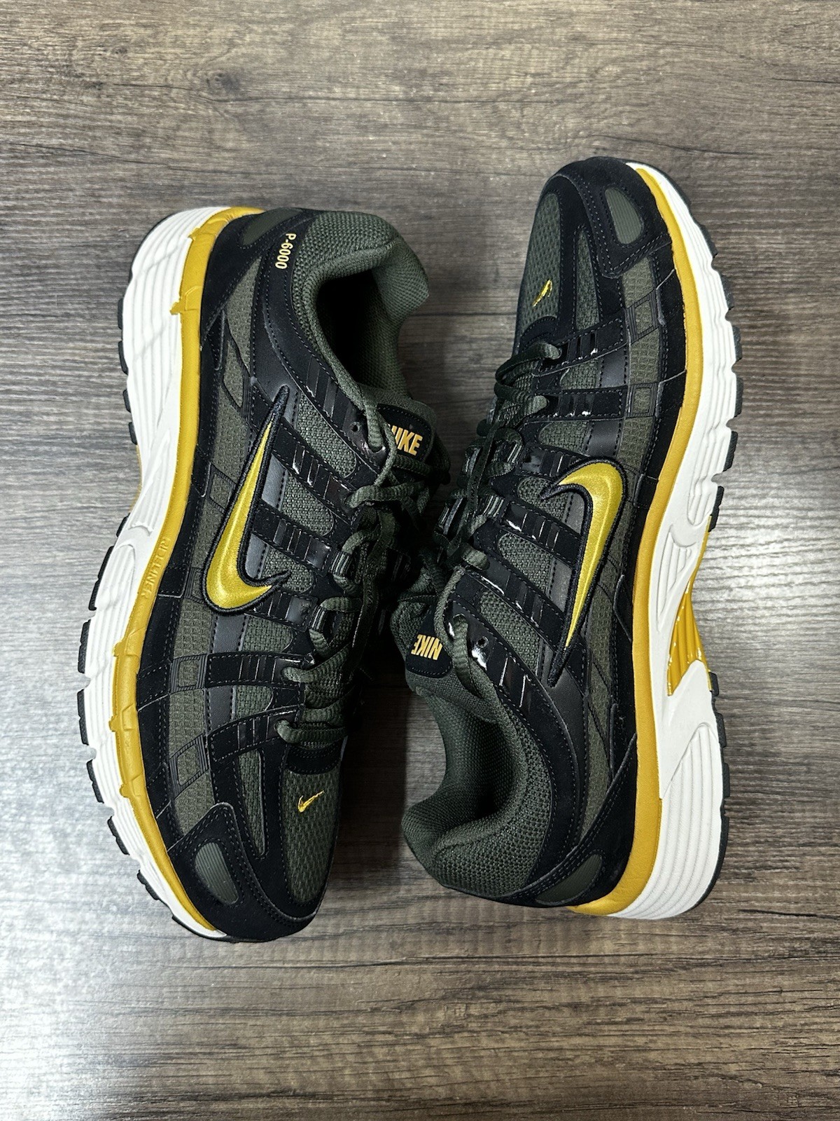 Nike P-6000 SE Black Sequoia Ochre IB2986-003 Men’s Size 14