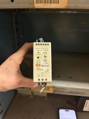 MEAN WELL MDR-60-24 Power Supply USED 
