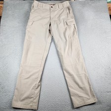 5.11 Tactical Pants Mens 34x34 Brown Ripstop Cargo Work Casual Stryke 74369