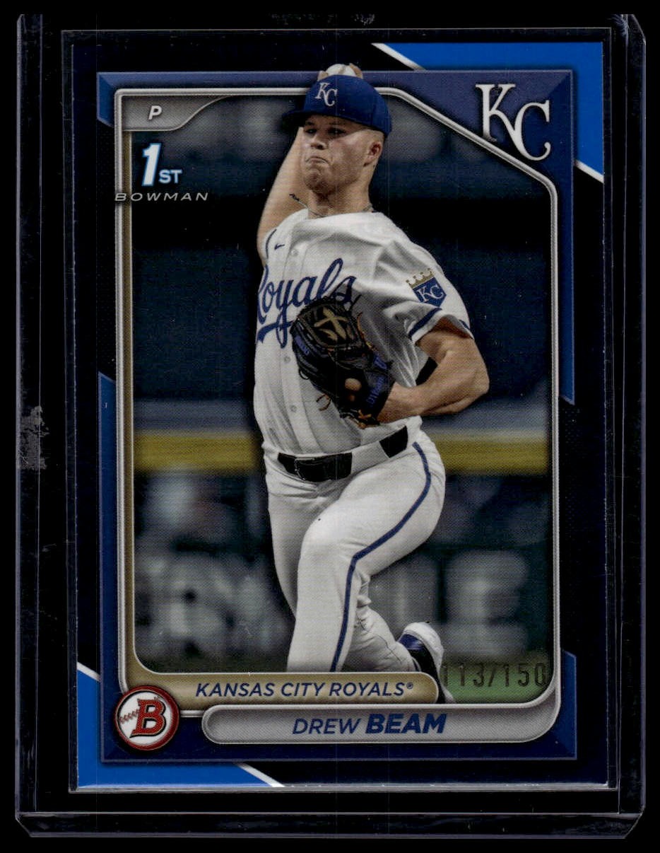 2024 Bowman Draft #BD-75 Drew Beam Blue Border #/150
