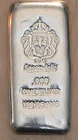100 Gram Cast Silver Bar Scottsdale Mint .999 Silver Bullion 100g Lionhead