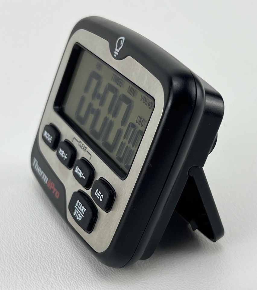 ThermoPro Kitchen Timer & Clock Digital Cooking Timer w Large LCD ...