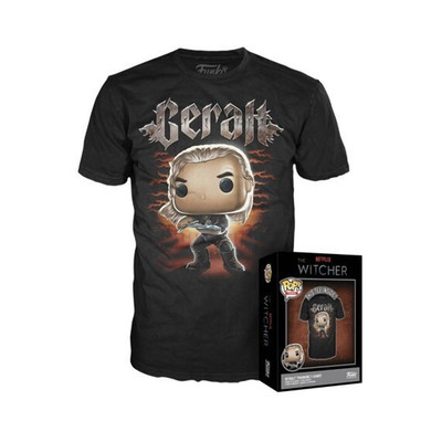 Funko Boxed Tees: The Witcher - Geralt Training - T-Shirt - Neu & OVP