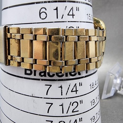 Seiko DX Automatic Watch Men 37mm Champagne Dial Gold Tone Daydate