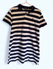 Polo Ralph Lauren The Mesh Mini dress L Navy/White
