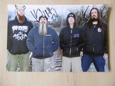 Crowbar Band "Kirk Windstein" signed 8x12 inch photo autographs