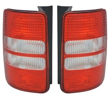 Rückleuchten Set für VW Caddy 2010-2015 einteilige Klappe Rücklichter Rot Weiß