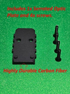 Beretta Apx A1 Carry Optic Plate RMS-C / Shield with Serrated Sides