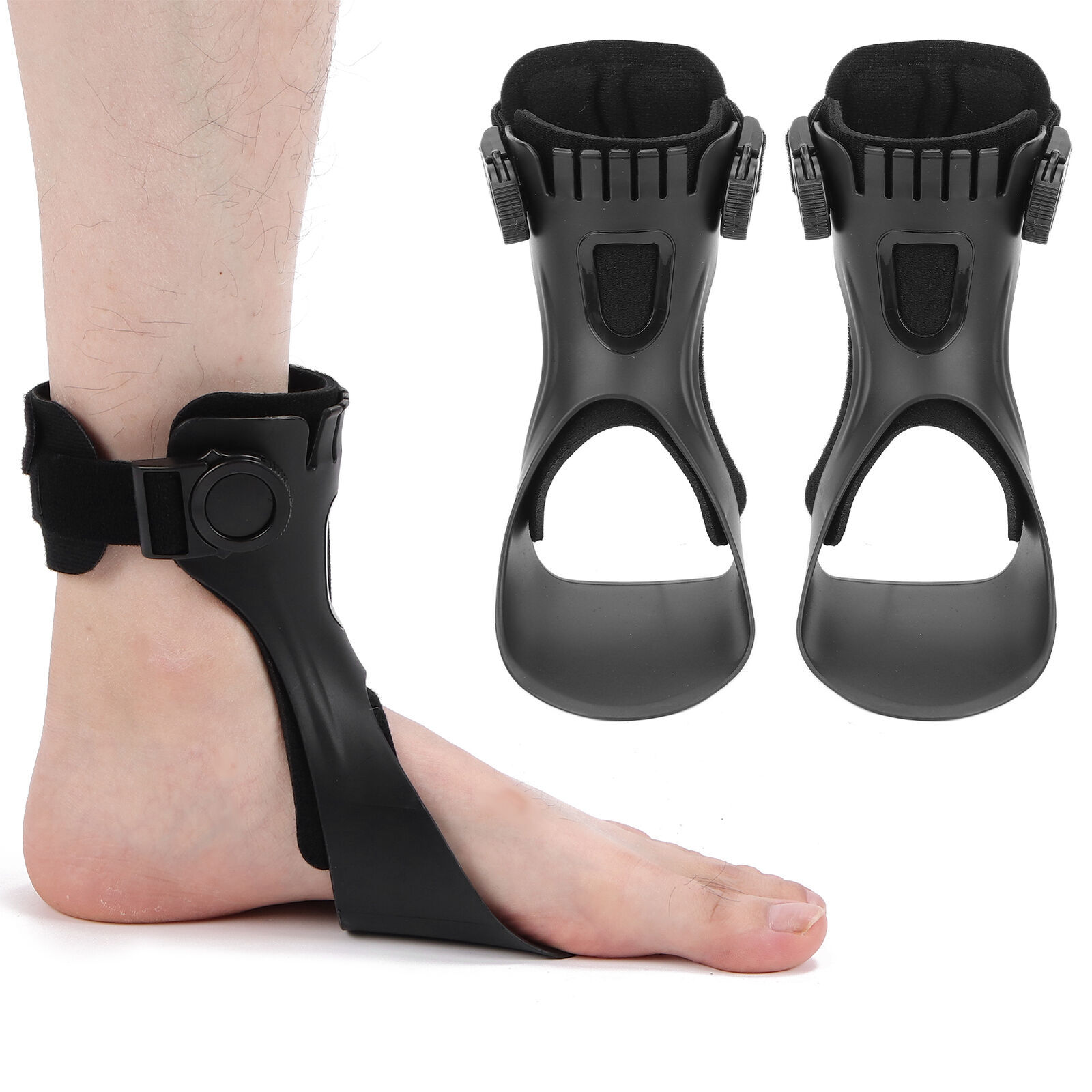 Drop Foot Brace AFO Leaf Spring Splint Ankle Foot Orthosis Support For