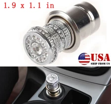 Car Charger Decor Accessories 12V Car Cigarette Lighter Bling Crystal Rhinestone