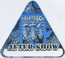 PAPA ROACH 2001 RAID THE NATION TOUR Backstage Pass