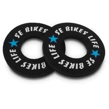 SE BIKES GRIP DONUTS - DONUTS - BIKE LIFE DONUTS - SET OF 2 - BLACK