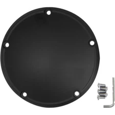 Drag Specialties Satin Black Derby Cover for Harley Big Twin Models 1999-2017